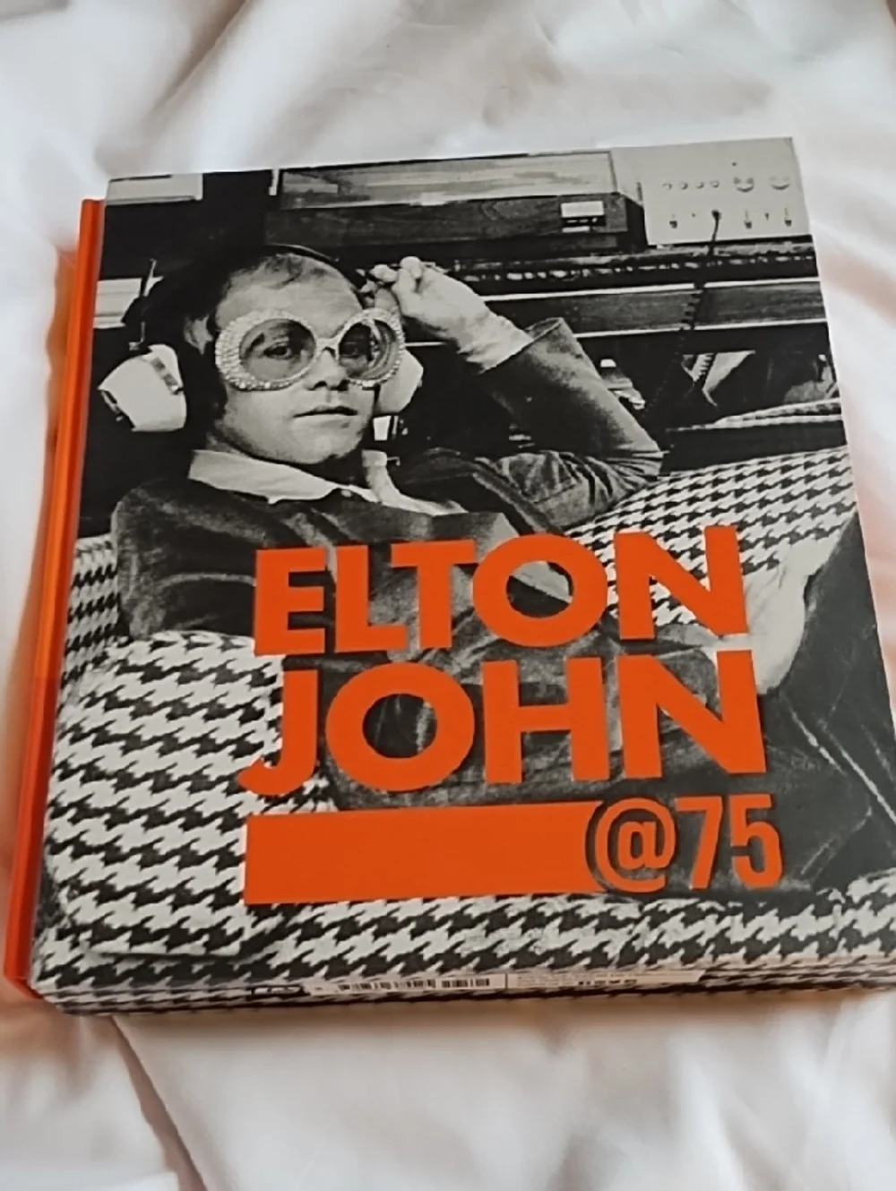 Elton John @75 Hardcover Book